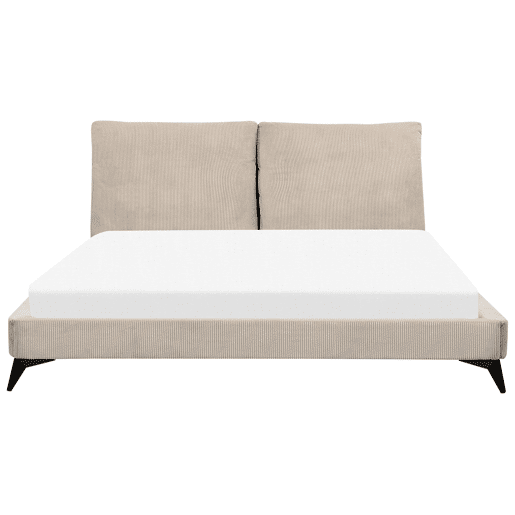 Cama Bombazine MELLE 180 x 200 cm Taupe