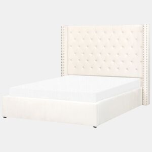Beliani Cama baú Veludo LUBBON