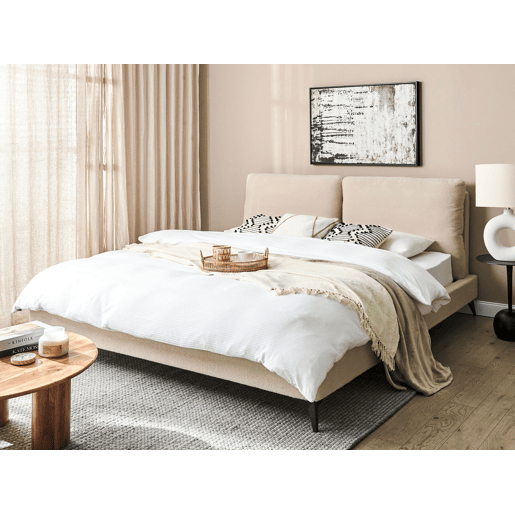 Beliani Cama Bouclé MELLE
