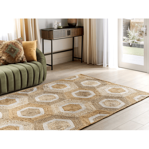 Tapete BASOREN Creme 160 x 230 cm Juta