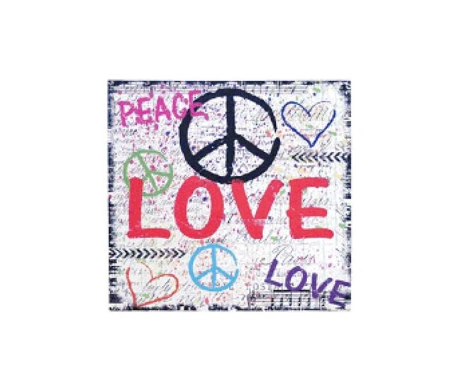 Cuadro peace estrella