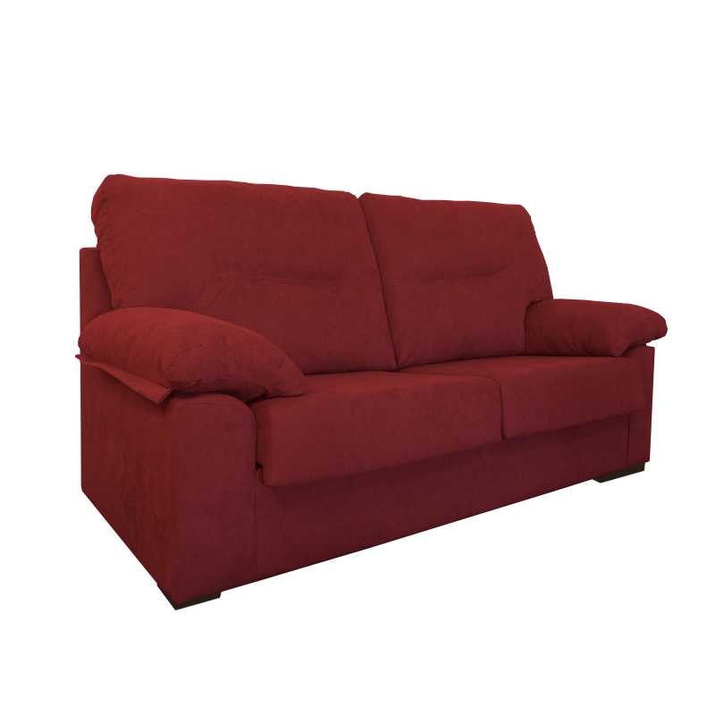 Sofa marcos (color: rojo - plazas sofás: 3 plazas)