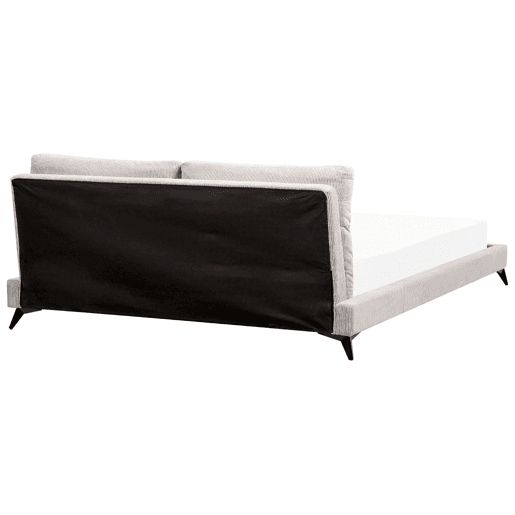 Cama Bombazine MELLE 180 x 200 cm Creme claro