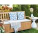 Beliani Cojín de jardín TORBORA 45x45 Beliani Cojín de jardín TORBORA 45x45 Blanco