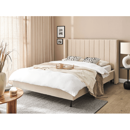 Beliani Cama Bouclé VILLETTE