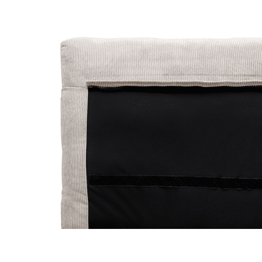 Cama Bombazine MELLE 160 x 200 cm Creme claro