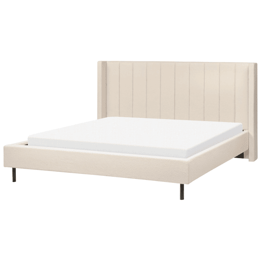 Beliani Cama Bouclé VILLETTE Beliani Cama Bouclé VILLETTE