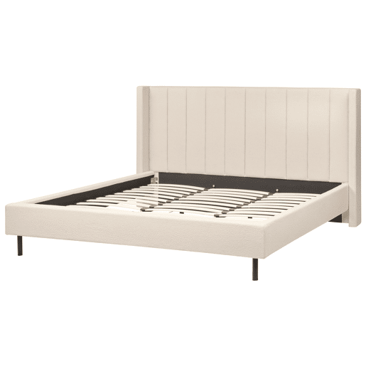 Beliani Cama Bouclé VILLETTE Beliani Cama Bouclé VILLETTE