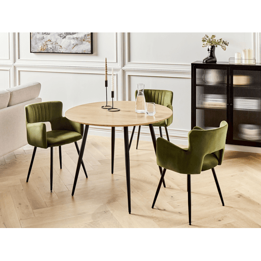 Beliani Mesa de jantar BJORKA Beliani Mesa de jantar BJORKA