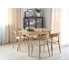 Beliani Mesa de comedor extensible MADOX Beliani Mesa de comedor extensible MADOX Marrón Claro