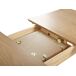 Beliani Mesa de comedor extensible MADOX Beliani Mesa de comedor extensible MADOX Marrón Claro