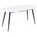 Beliani Mesa de comedor extensible STAVERTON Beliani Mesa de comedor extensible STAVERTON Blanco
