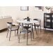 Beliani Mesa de comedor extensible STAVERTON Beliani Mesa de comedor extensible STAVERTON Blanco
