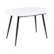 Beliani Mesa de comedor extensible STAVERTON Beliani Mesa de comedor extensible STAVERTON Blanco