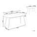 Beliani Mesa de comedor extensible STAVERTON Beliani Mesa de comedor extensible STAVERTON Blanco