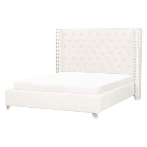 Beliani Cama Veludo LUBBON Beliani Cama Veludo LUBBON