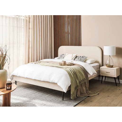 Beliani Cama Bouclé FLAYAT