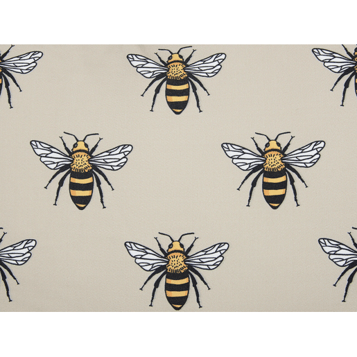 Conjunto de 2 almofadas de jardim CANNETO Padrão animal 40 x 60 cm Creme