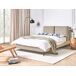 Beliani Cama Pana MELLE 155x240 Beliani Cama Pana MELLE 155x240 Beige