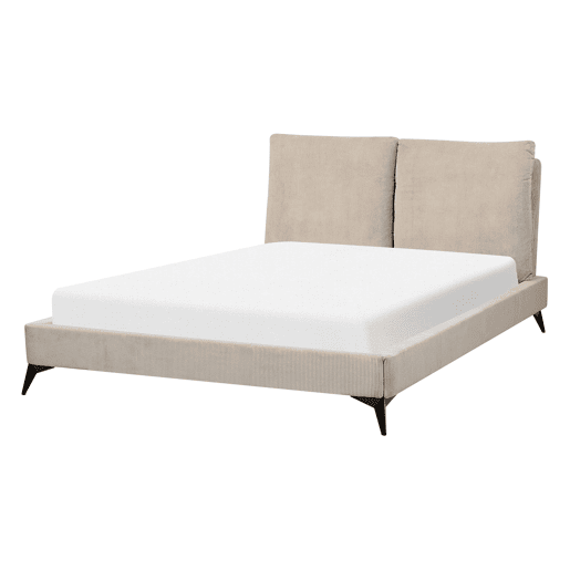 Cama Bombazine MELLE 140 x 200 cm Taupe