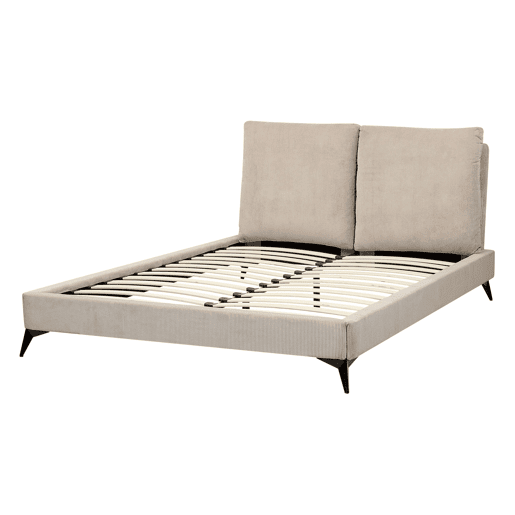 Cama Bombazine MELLE 140 x 200 cm Taupe