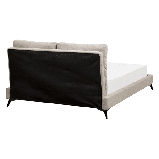 Cama Bombazine MELLE 140 x 200 cm Taupe