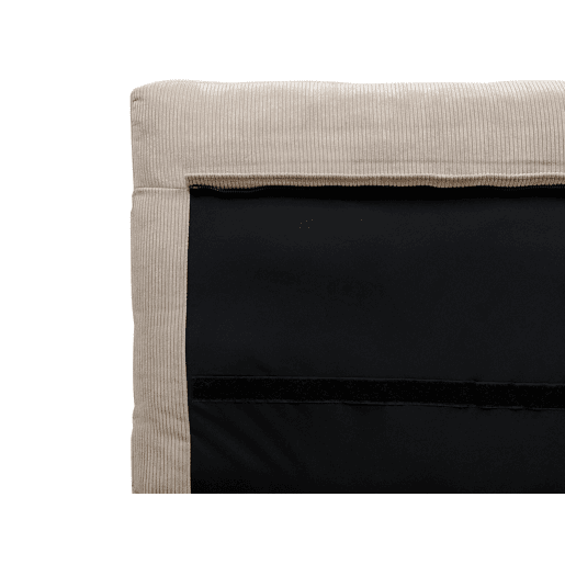 Cama Bombazine MELLE 140 x 200 cm Taupe