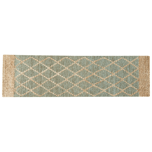 Tapete TELLIKAYA Verde 80 x 300 cm Juta