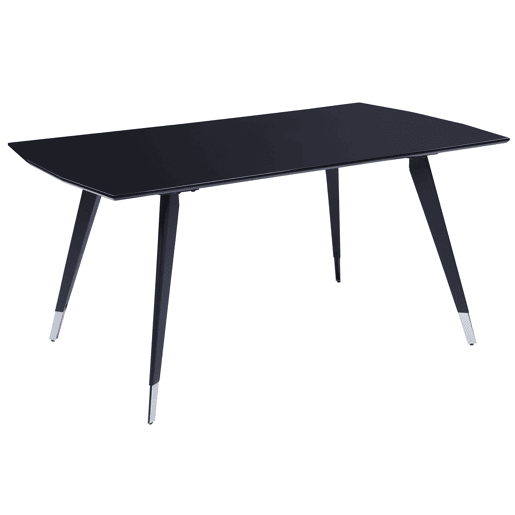 Mesa de jantar MOSSLE Preto 160 cm 90 cm
