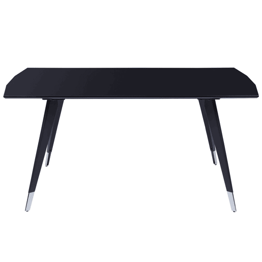 Mesa de jantar MOSSLE Preto 160 cm 90 cm