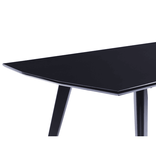 Mesa de jantar MOSSLE Preto 160 cm 90 cm
