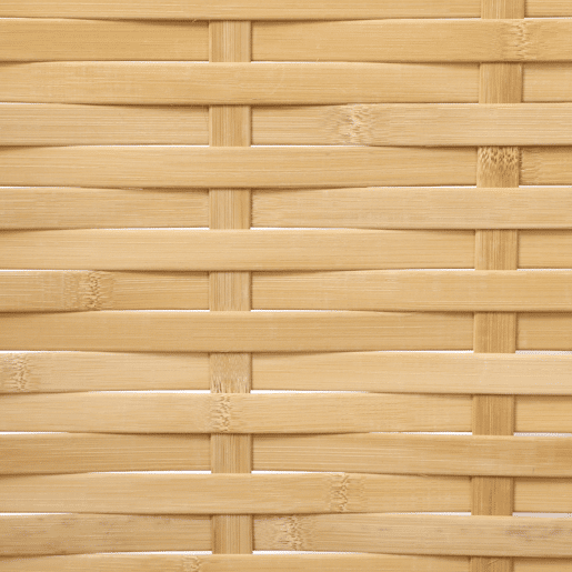 HOMCOM Biombo de 3 Paineis Separador de Ambientes Dobrável 120x1,8x170 cm Divisor de Ambientes com Padrão Tecido em Bambu Estilo Rústico para Escritório Dormitório Sala de Estar Madeira