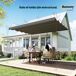 Cubierta para Pérgola Tela Poliéster Outsunny 250x350 Cubierta para Pérgola Tela Poliéster Outsunny 250x350 Gris
