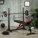 Banco de Musculación Acero, PU SPORTNOW, deportes y ocio - pesas Banco de Musculación Acero, PU SPORTNOW, deportes y ocio - pesas Negro