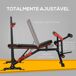 Banco de Musculación Acero, PU SPORTNOW, deportes y ocio - pesas Banco de Musculación Acero, PU SPORTNOW, deportes y ocio - pesas Negro