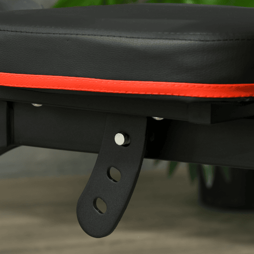 SPORTNOW Banco de Musculação Multifuncional Banco de Pesos com Encosto Reclinável e Suporte de Barras Ajustável para Treino de Abdominal Pernas Braços e Peitoral Carga 150 kg 180x110x126 cm Preto