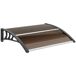 Tejadillo de Protección Aleación de Aluminio, PP Outsunny 100x75 Tejadillo de Protección Aleación de Aluminio, PP Outsunny 100x75 Marrón