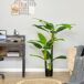 Platanera Artificial PEVA, PE, Cemento HOMCOM, hogar - decoración Platanera Artificial PEVA, PE, Cemento HOMCOM, hogar - decoración Verde
