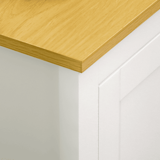 HOMCOM Aparador de Sala de Estar com 3 Portas Buffet Sala de Estar com Prateleiras Ajustáveis para Sala de Jantar Estilo Moderno 120x40x70 cm Branco e Madeira