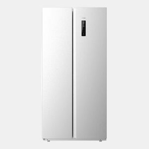 Cecotec Frigorífico Americano Side by Side Inox com 430 l de capacidade, 176 cm de altura e 84 cm de largura, classe E