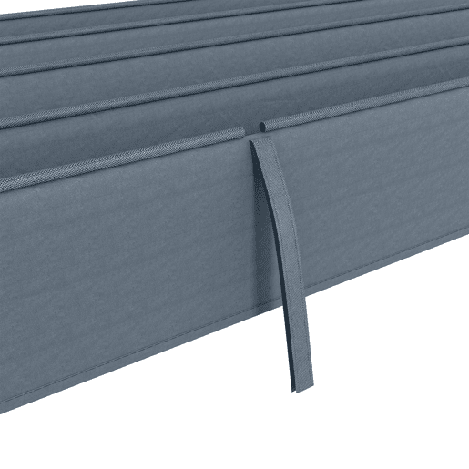 Outsunny Cobertura para Pérgola Retrátil 286x245 cm Teto de Substituição para Pérgola com Proteção UV30+ para Pérgola de 3x2,15 cm Cinza