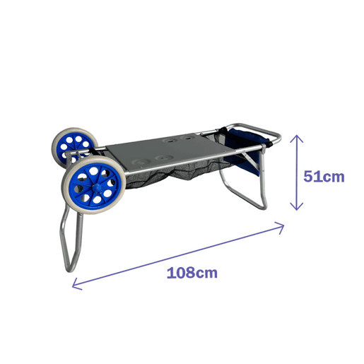 Carro Multiusos Marbueno Cinzento PVC Alumínio Red 108 x 51 x 51 cm