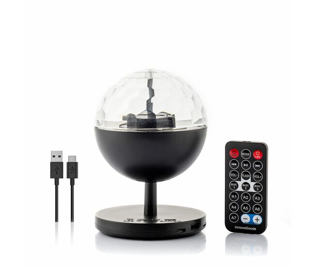 Proyector led recargable con altavoz istarlyt innovagoods