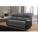 Sofá reclinable 3 plazas Sofá reclinable 3 plazas Negro/ Gris