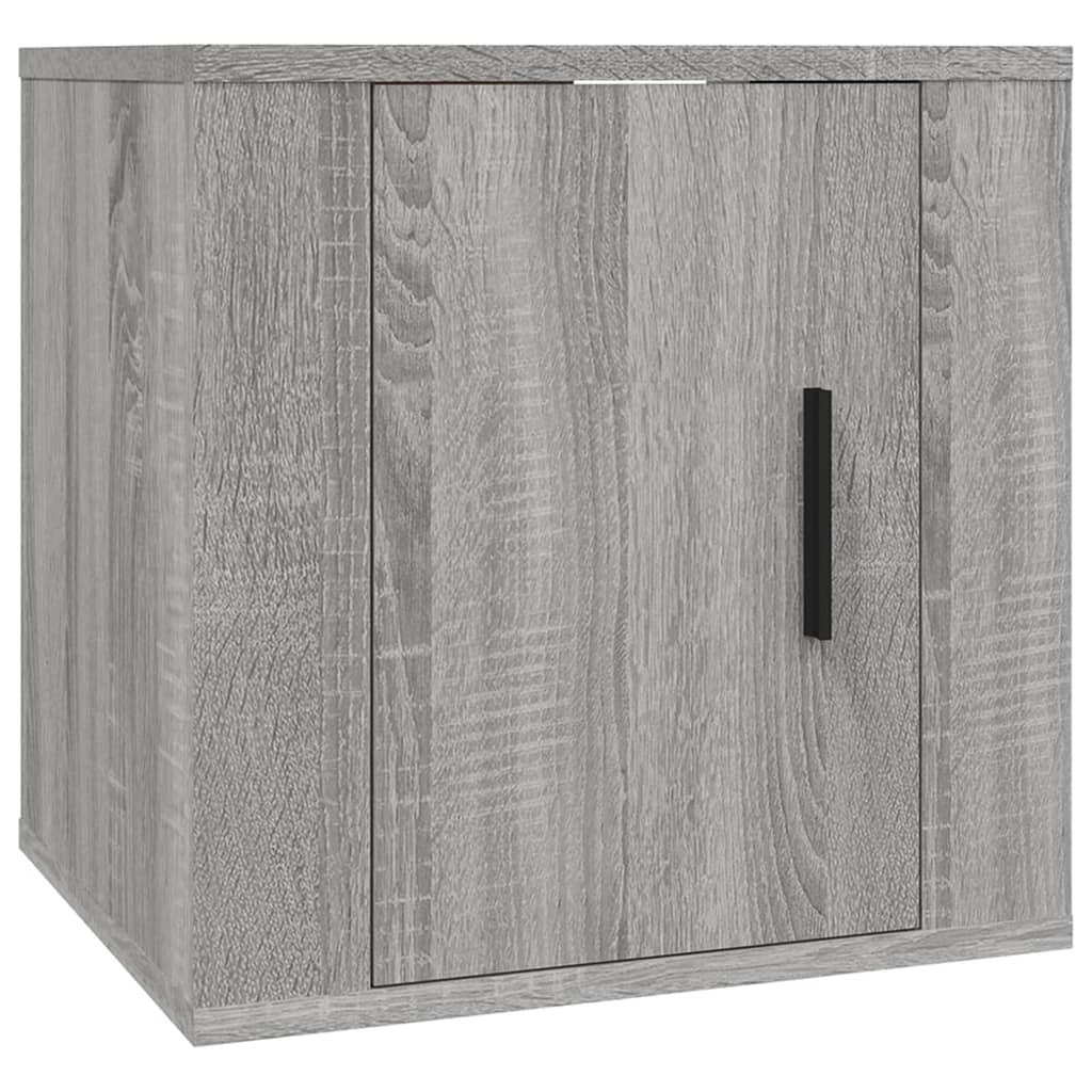 mueble para tv de pared gris sonoma 40x345x40 cm