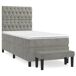 Cama box spring 90x190 Cama box spring 90x190 Gris