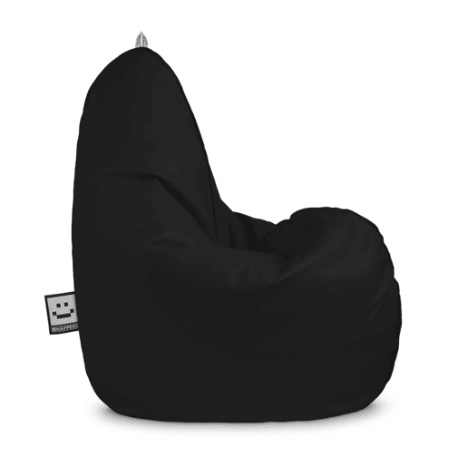 Puff Pear Relax Leatherette Black Happers interior XL HAPPERS