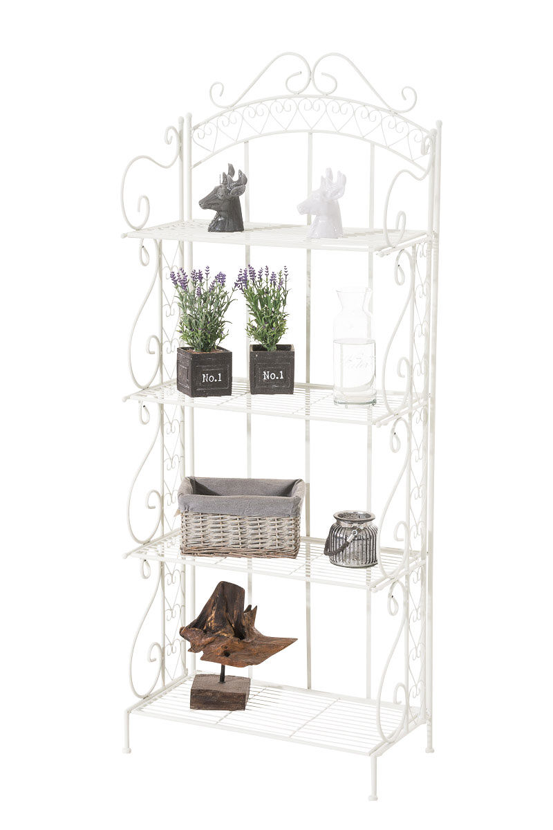 Estantería antje metal blanco 33x61x153 cm