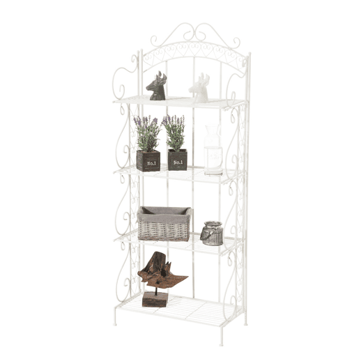 Estantería Antje Metal Blanco 33X61X153 cm