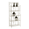 Estantería Decorativa de Hierro Ciara Metal Crema antiguo 34.5X74.5X173 cm